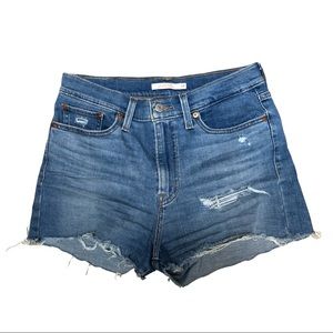 Levi’s High Waisted Cut Offs